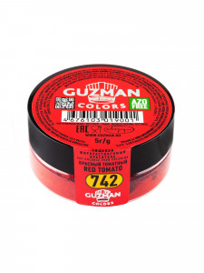 742 Красный Томатный жирорастворимый краситель для шоколада 5 гр. Guzman