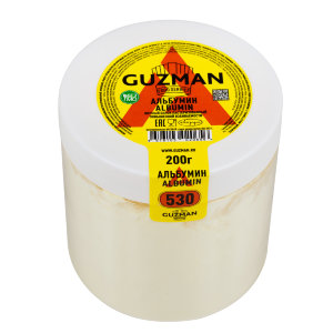 530 Альбумин - пастеризованный яичный белок повышенной взбиваемости GUZMAN - 200гр.